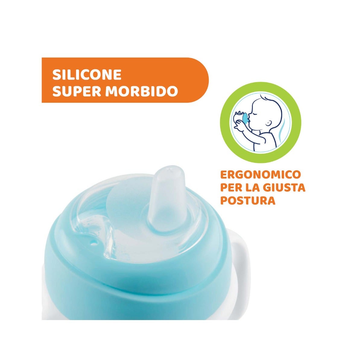 Chicco Tazza Transition Neutra Colore Giallo Per Bambini 4 Mesi+ 200ml-4