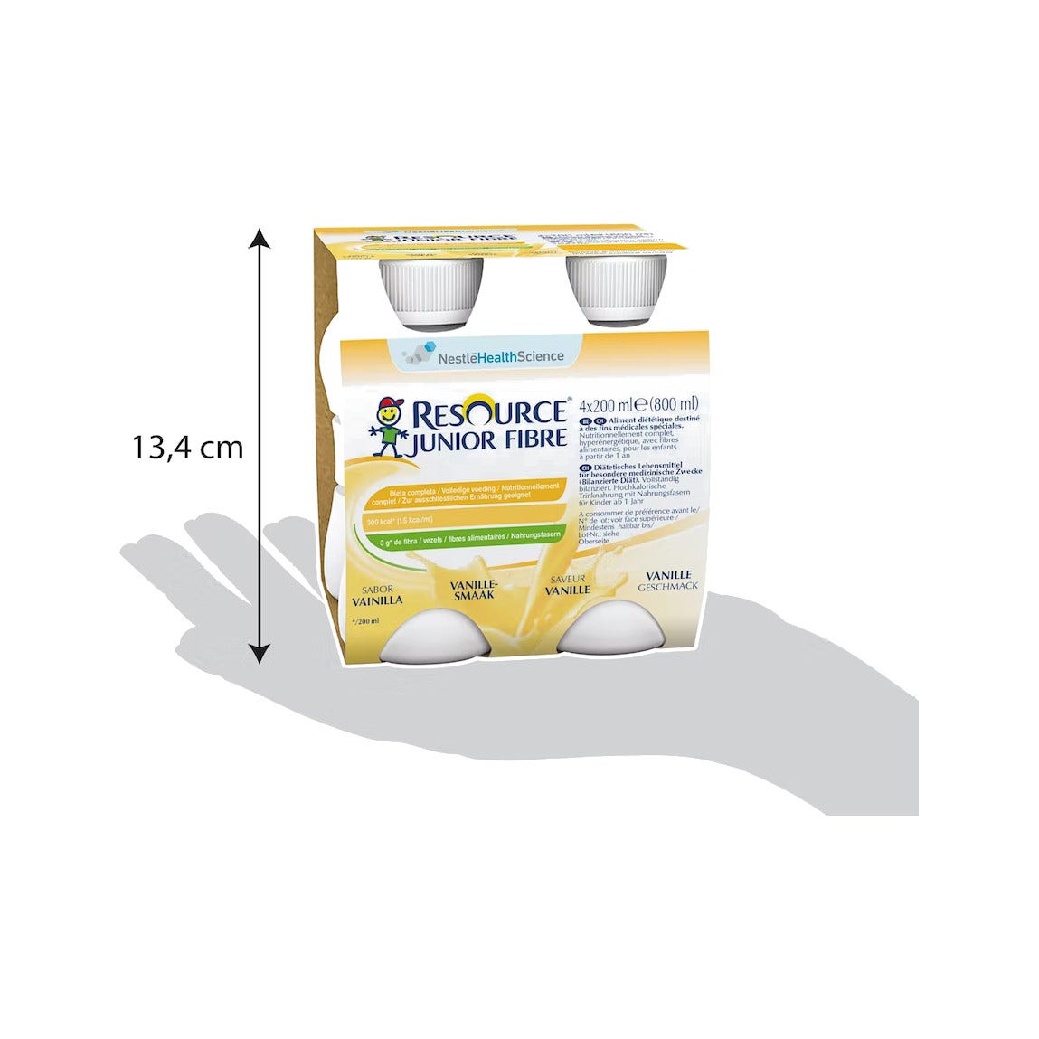 Resource Junior Fibre Vaniglia Bevanda Ipercalorica 4x200ml-4