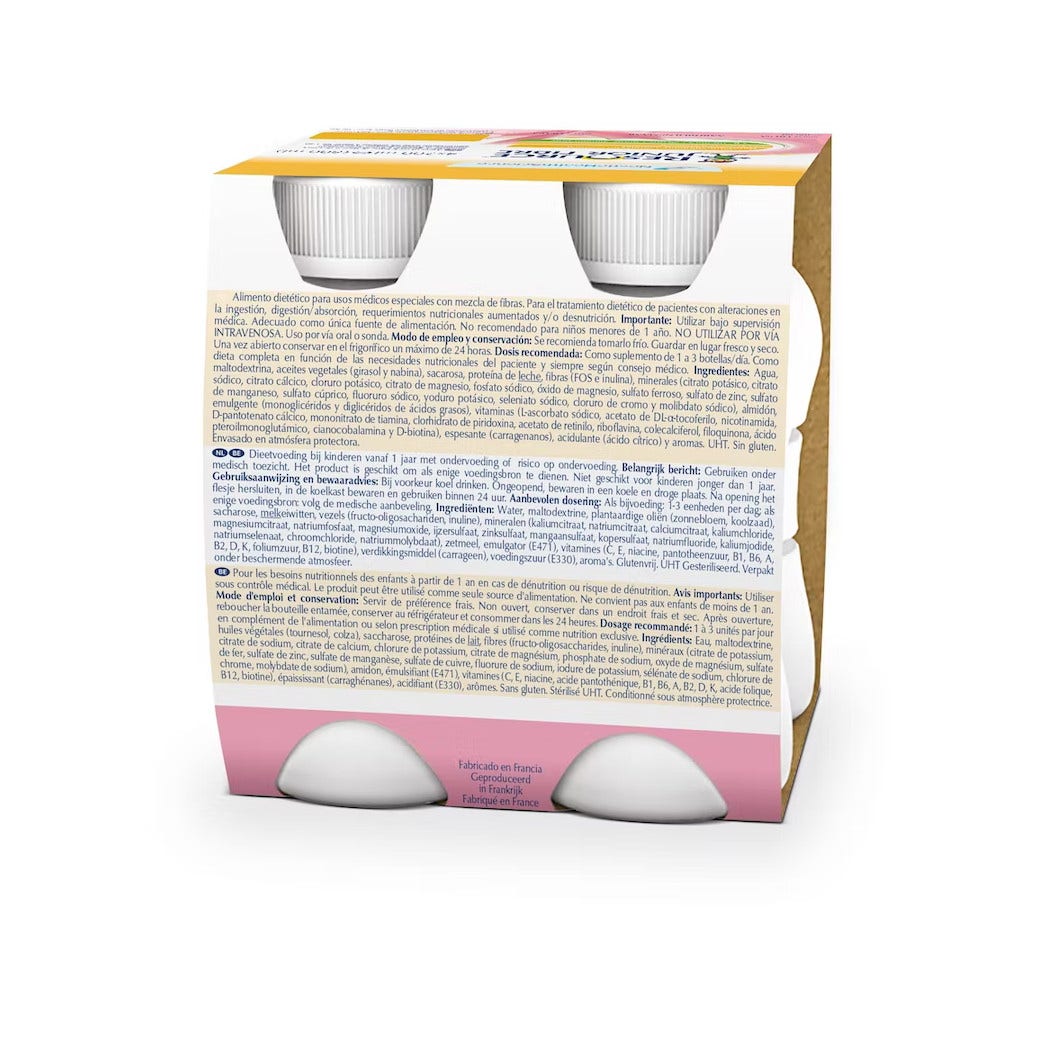 Resource Junior Fibre Fragola Bevanda Ipercalorica 4x200ml-2