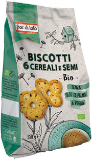 Fior Di Loto Biscotti 6 Cereali E Semi 350g