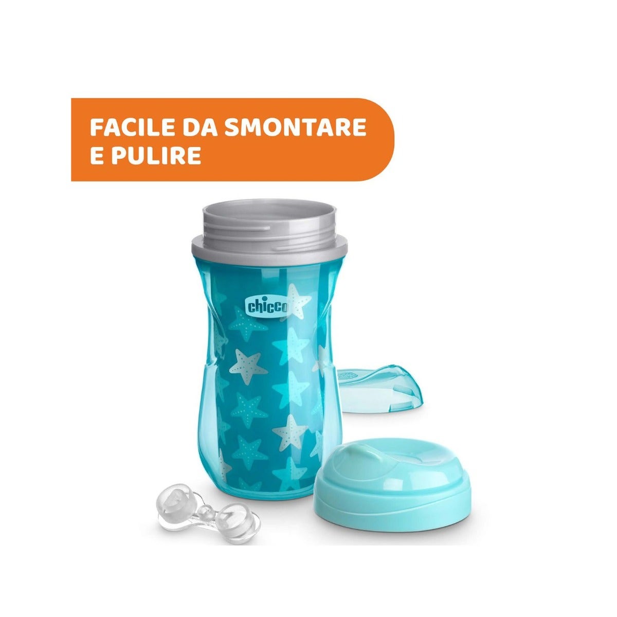 Chicco Tazza Active Colore Rosa Per Bambini 14 Mesi+ 266ml-11