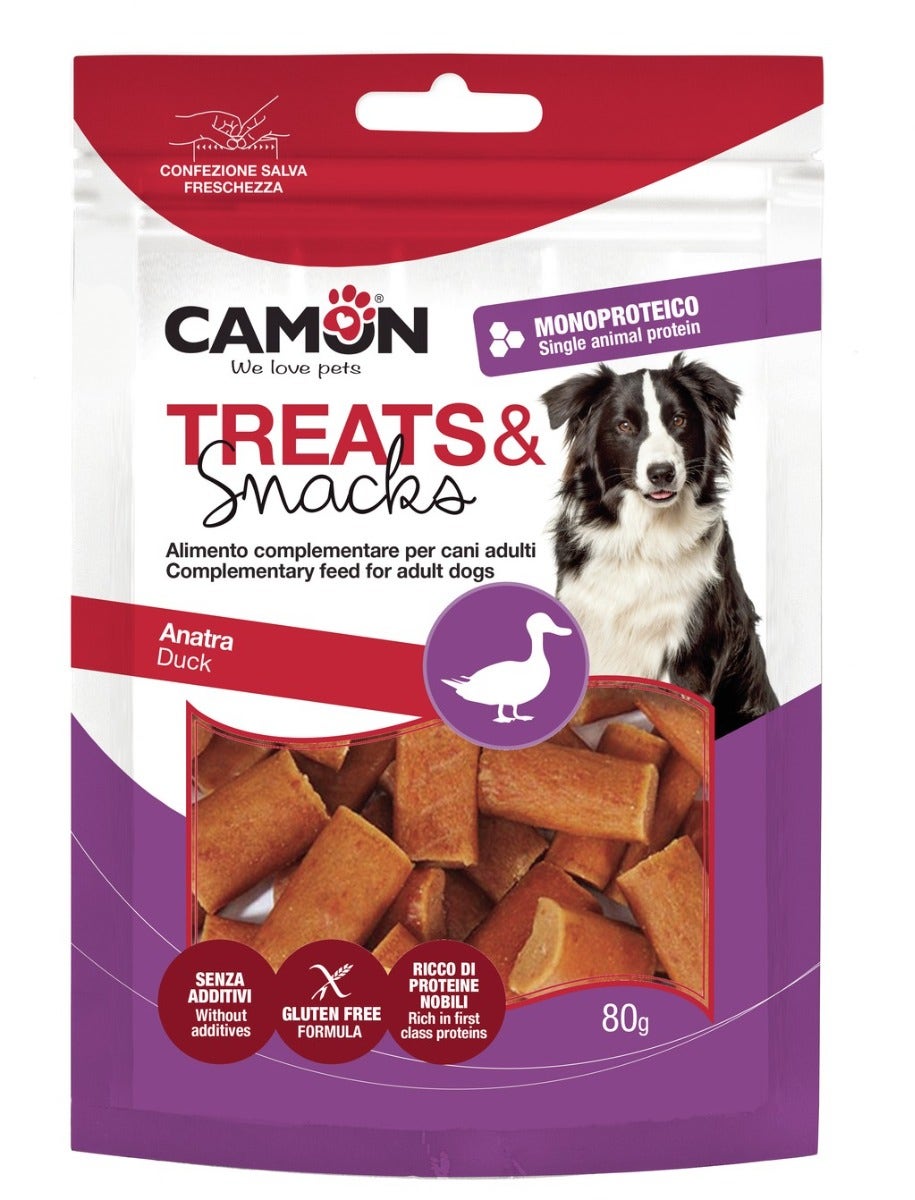 Camon Bocconcini Anatra Stick Per Cani 80g-2