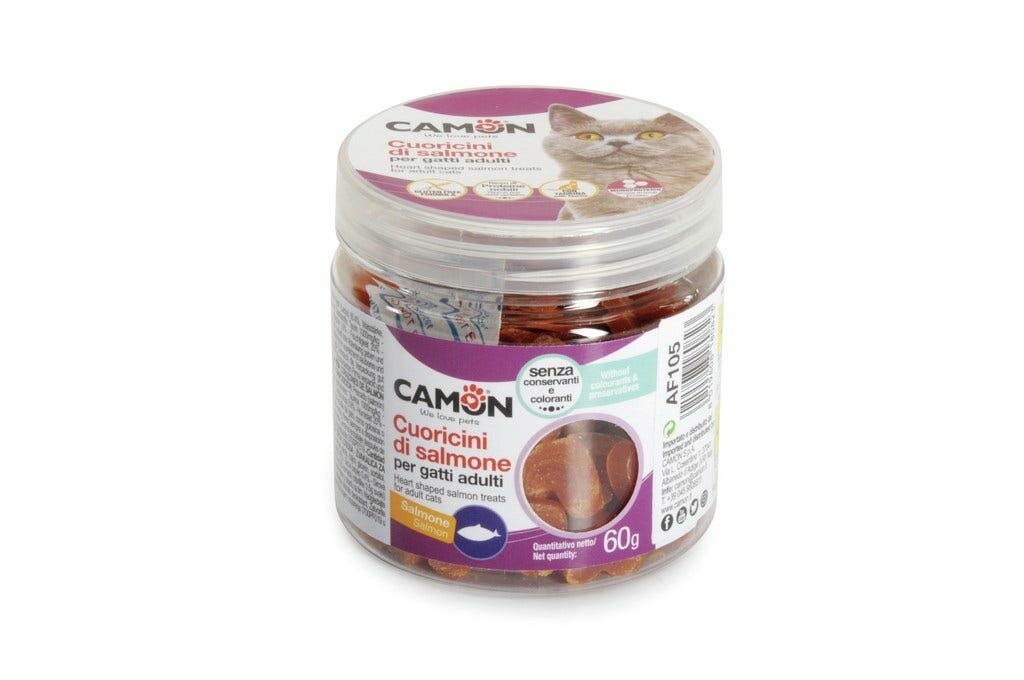 Camon Cuoricini al Salmone Per Gatti 60g-4