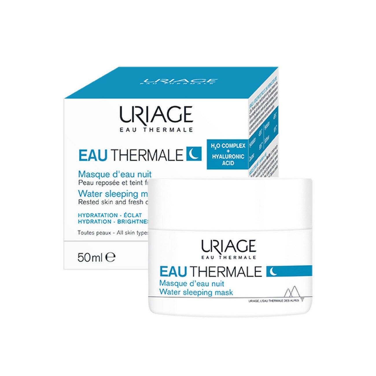 Uriage Eau Thermale Maschera Notte Idratante All'Acqua 50ml-17