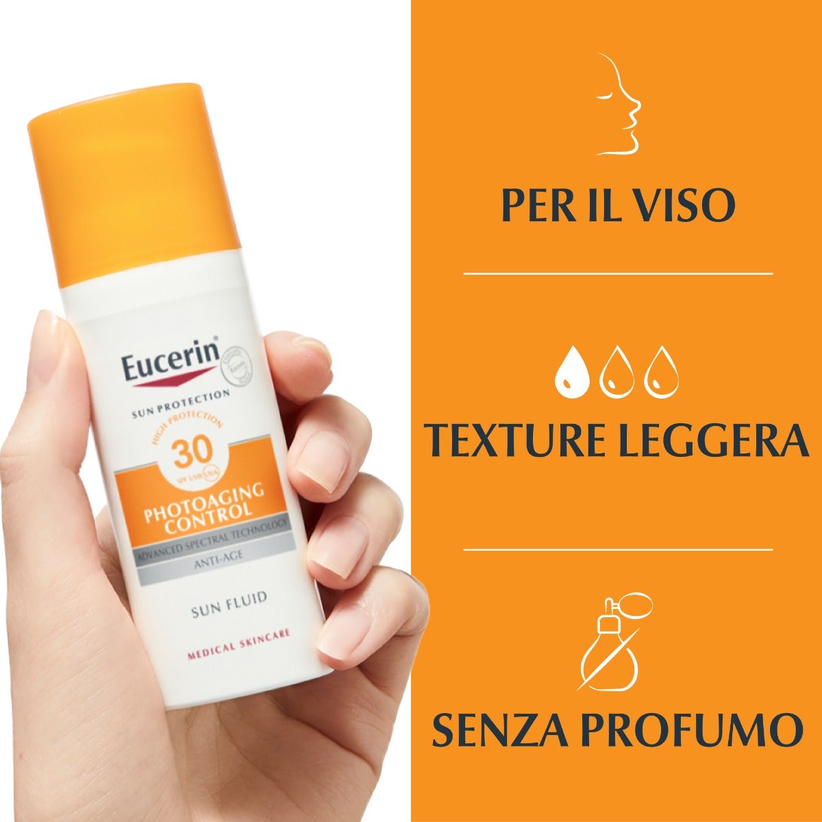 Eucerin Sun Fluido Anti-età FP30 50ml-2