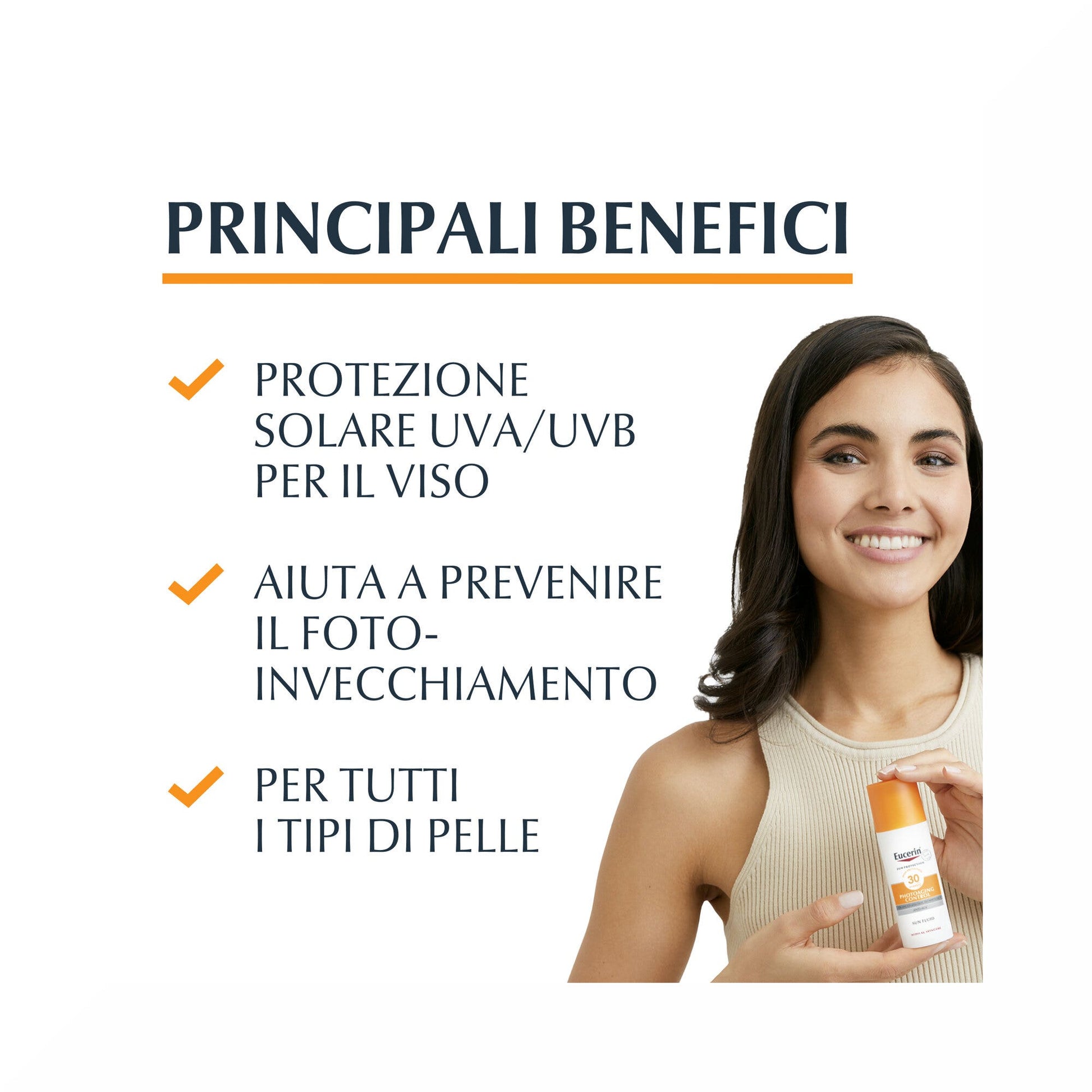 Eucerin Sun Fluido Anti-età FP50 50ml-1