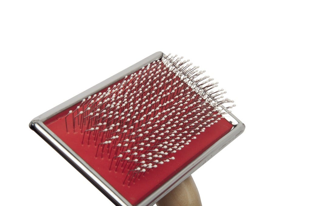 Camon Cardatore Manico Legno Per Cani/Gatti Misura Media-2