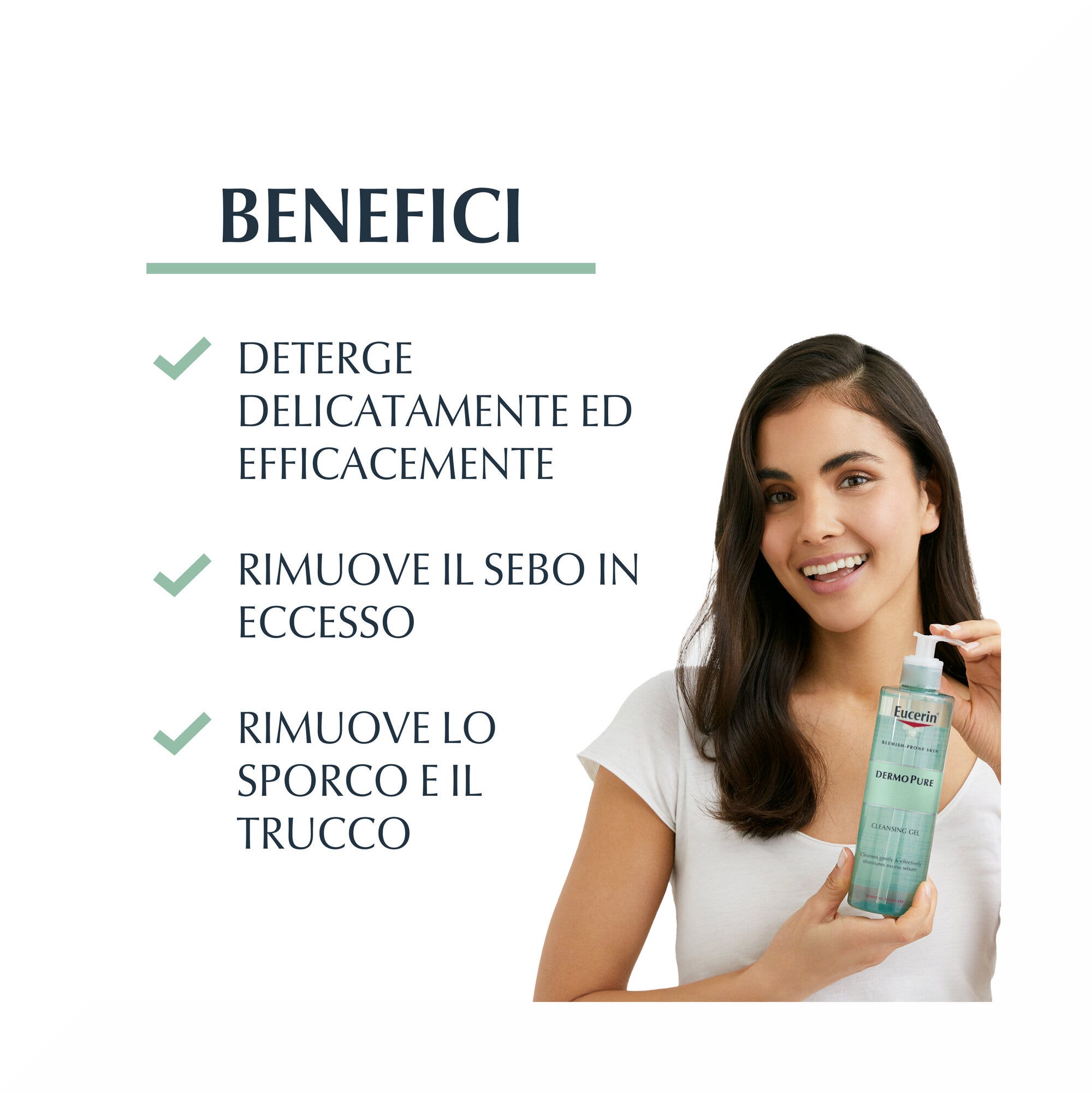 Eucerin DermoPurifyer Oil Control Gel Detergente 400ml-2