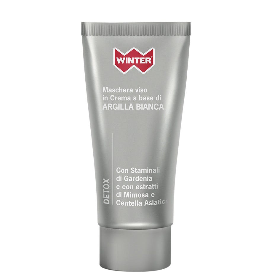 Winter Maschera Viso In Crema Detox Argilla Bianca 50ml-5