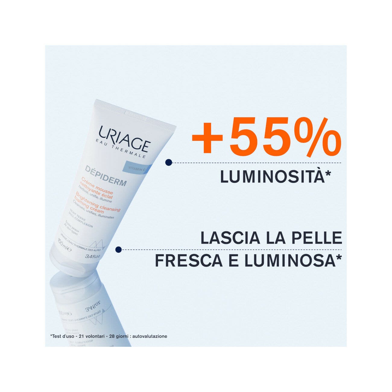 Uriage Depiderm Mousse Detergente 100ml-10