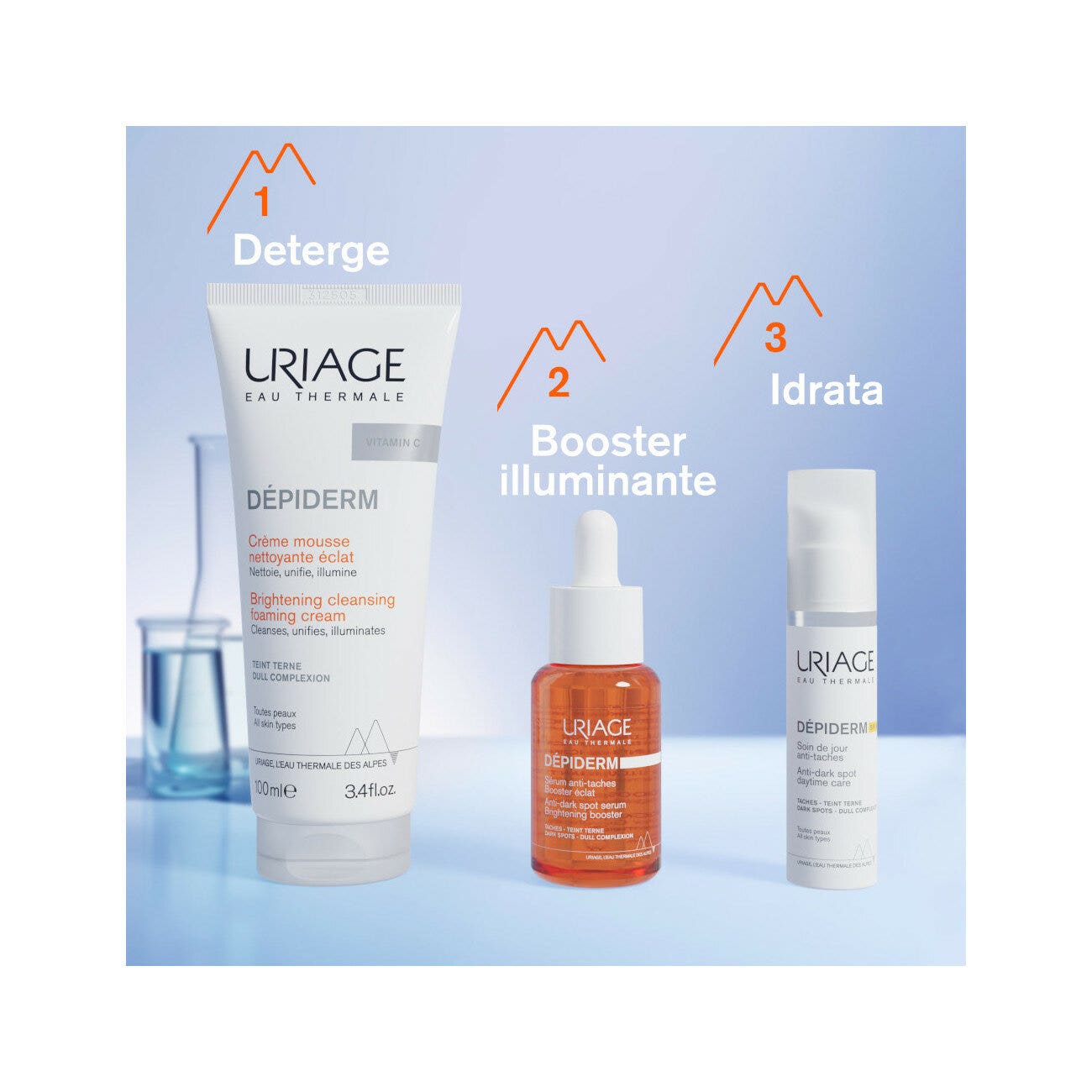 Uriage Depiderm Mousse Detergente 100ml-13