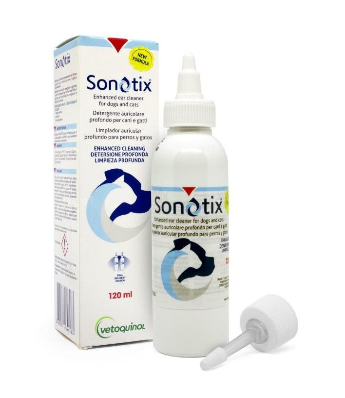 Sonotix Detergente Auricolare Cani Gatti 120ml-4