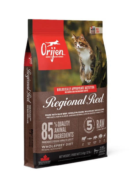 Orijen Regional Red Crocchette Manzo Angus E Cinghiale Per Gatti Sacco 1,8kg-0