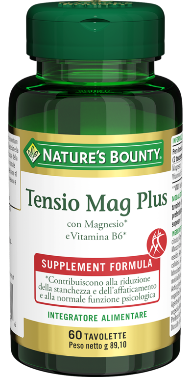 Nature's Bounty Tensio Mag Plus 60 Tavolette-1