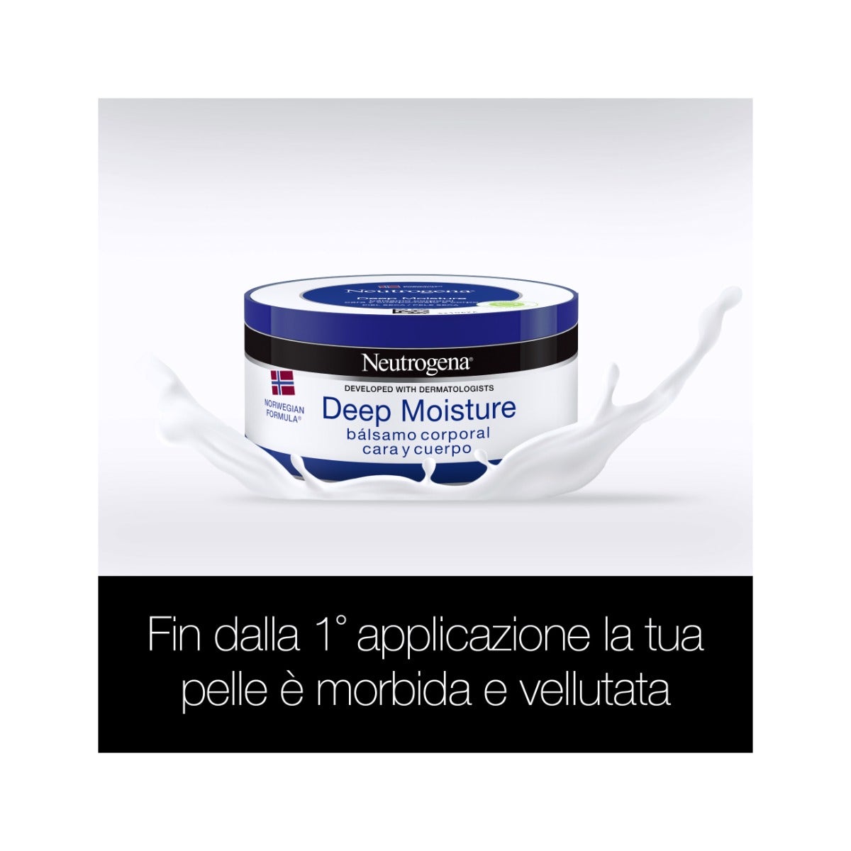 Neutrogena Deep Moisture Comfort Crema Viso e Corpo per Pelle Normale e Secca formula Norvegese 300ml-3