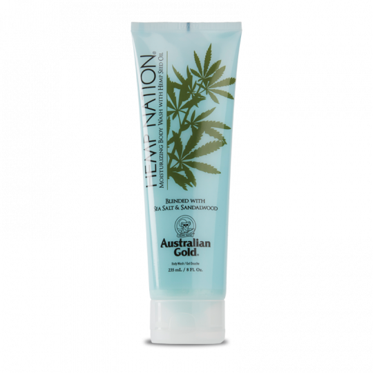 Australian Gold Hemp Nation Sea Salt E Sandalwood Bagnoschiuma 235ml-1