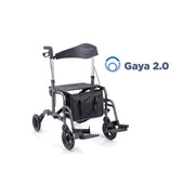 Moretti Gaya 2.0 Rollator Pieghevole In Alluminio Verniciato-0