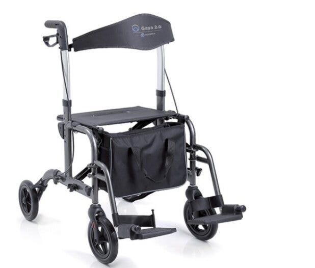Moretti Gaya 2.0 Rollator Pieghevole In Alluminio Verniciato-3