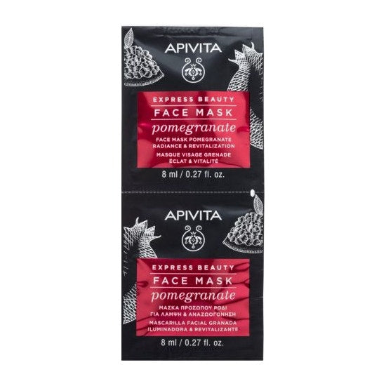 Apivita Express Beauty Maschera Viso Illuminante E Rivitalizzante 2x8ml-5