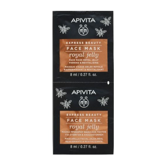 Apivita Express Beauty Maschera Viso Rassodante E Rivitalizzante 2x8ml-1