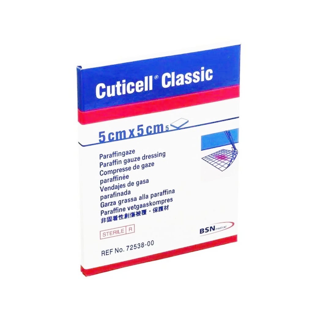 Garza Cuticell Classic In Cotone 5x5cm 5 Pezzi-1