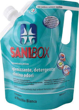 Sanibox Muschio Bianco Detergente Concentrato 1 Litro