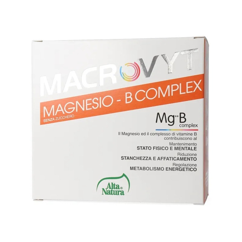Alta Natura Macrovyt Magnesio B Complex 18 Bustine -2