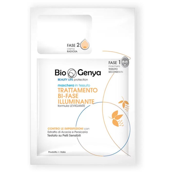 Biogenya Maschera Tessuto Trattamento Bi-Fase Illuminante -2
