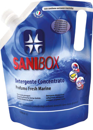 Sanibox Fresh Marine Detergente Concentrato 1 Litro