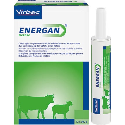 Energan Ketose Mangime Dietetico Chetosi Per Vacche Da Latte/Pecore 12 Tubi Siringhe-1
