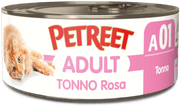 Petreet Tonno Rosa Gatto Adulto Barattolo140g-1