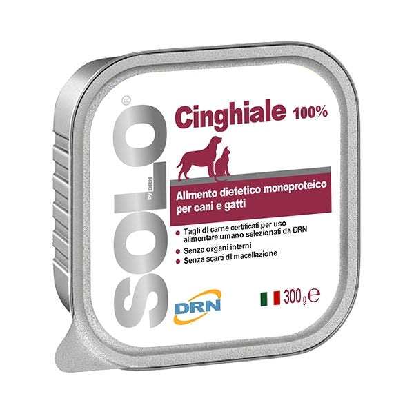 Drn Solo Cinghiale Alimento Dietetico Monoproteico Umido Per Cani/Gatti 300g-2