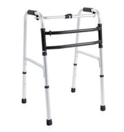 Mopedia Deambulatore Pieghevole In Alluminio Anodizzato Fisso E Oscillante Taglia L 8 Fori-1