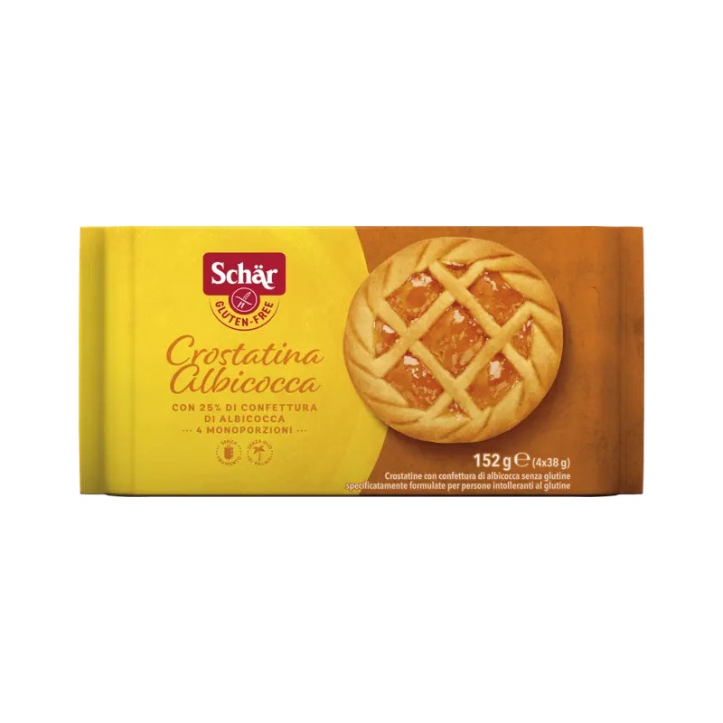 Schar Crostatina Albicocca Senza Glutine 4 Monoporzioni x 38g-2