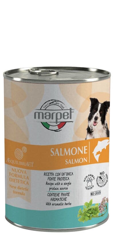 Marpet Aequilibriavet Dog Salmone Cibo Umido Per Cani Adulti Scatoletta 400g-3