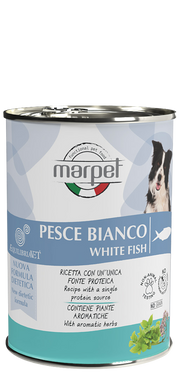 Marpet Aequilibriavet Dog Pesce Bianco Cibo Umido Per Cani Adulti Scatoletta 400g-2