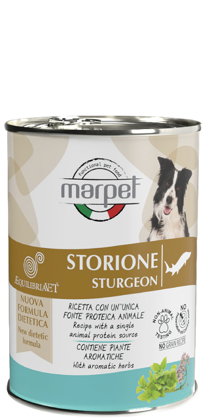 Marpet Aequilibriavet Dog Storione Cibo Umido Per Cani Adulti Scatoletta 400g-3