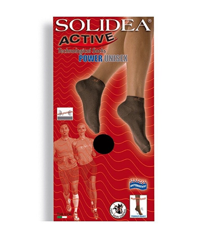 Solidea Active Power Unisex Mini Calza Colore Verde Fluo Taglia L 1 Paio-2