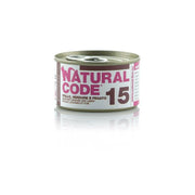 Natural Code 15 Pollo Verdure e Fegato Gatti Adulti Lattina 85g-1