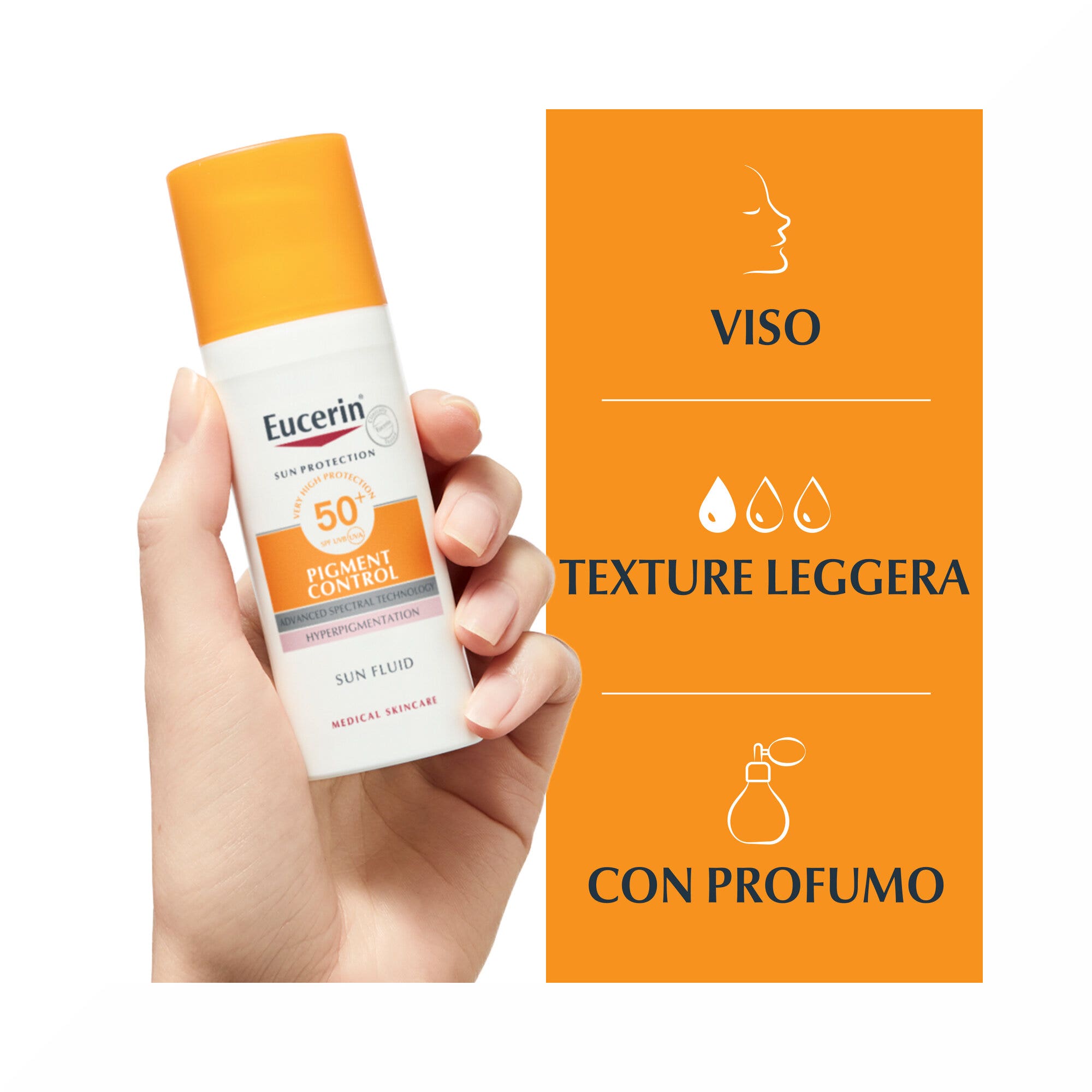 Eucerin Sun Fluido AntiPigment SPF50+ 50ml Protezione Solare-3