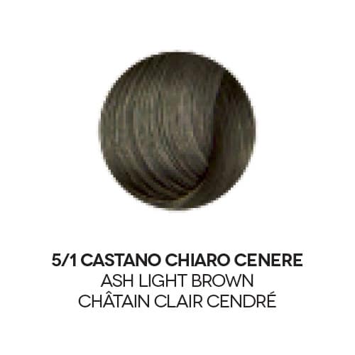 Organics Cosmetics Kit Tinta Per Capelli Organics Color 5/1 Castano Chiaro Cenere-2