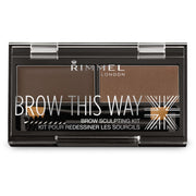 Rimmel Kit Sopracciglia Brow This Way 003 Dark Brown-1
