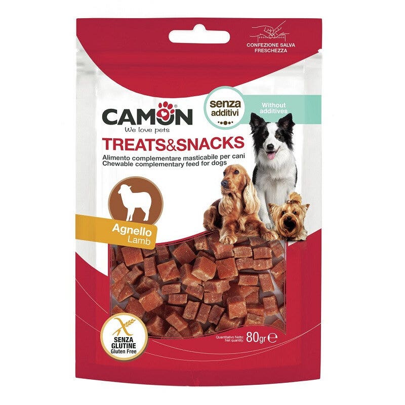 Camon Treats & Snacks Dadini All'Agnello Per Cani 80g-1