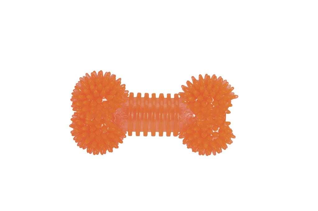 Camon Gioco Osso Con Punte E Squeaker Per Cani Diametro 16,5cm-2