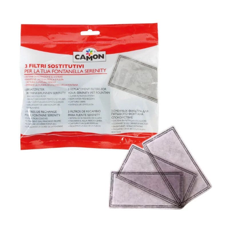 Camon Filtri Sostitutivi Per Fontanella Serenity 3 Pezzi-1