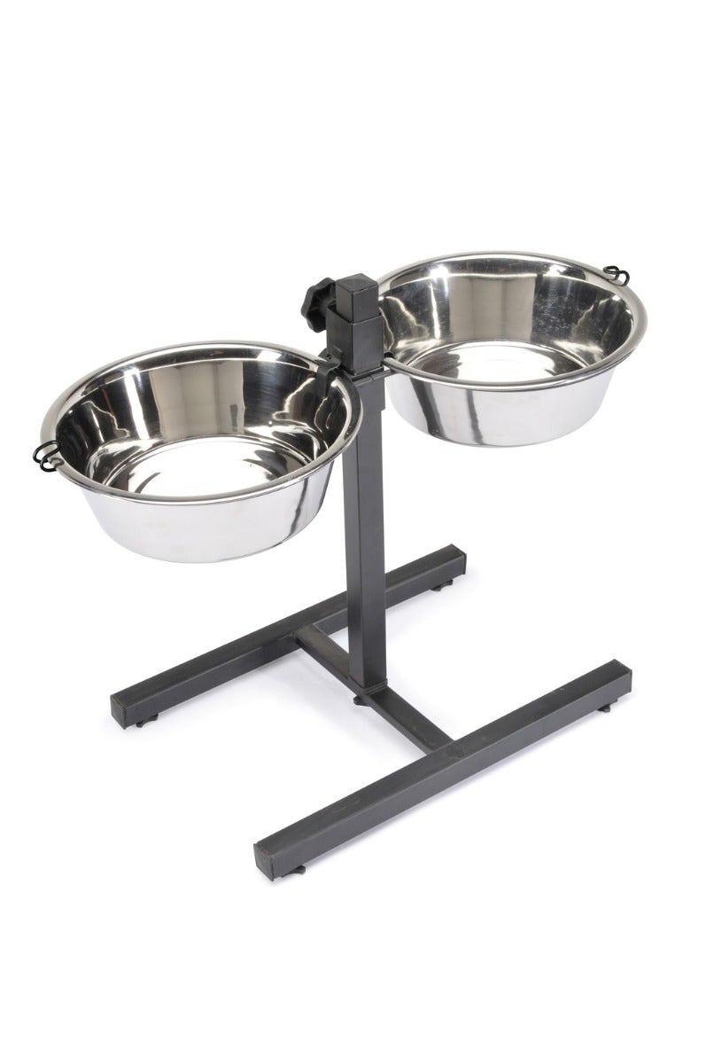 Camon Portaciotole Con Piedistallo e Ciotole C026/2-1