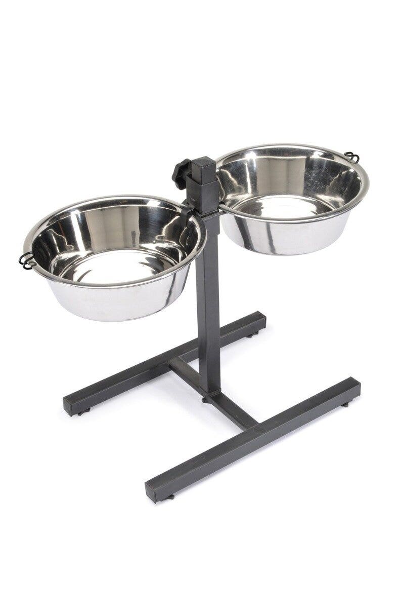 Camon Portaciotole Con Piedistallo e Ciotole C026/2-3