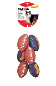 Camon Treccia Palle Rugby In Vinile Per Cani 18/23cm-1