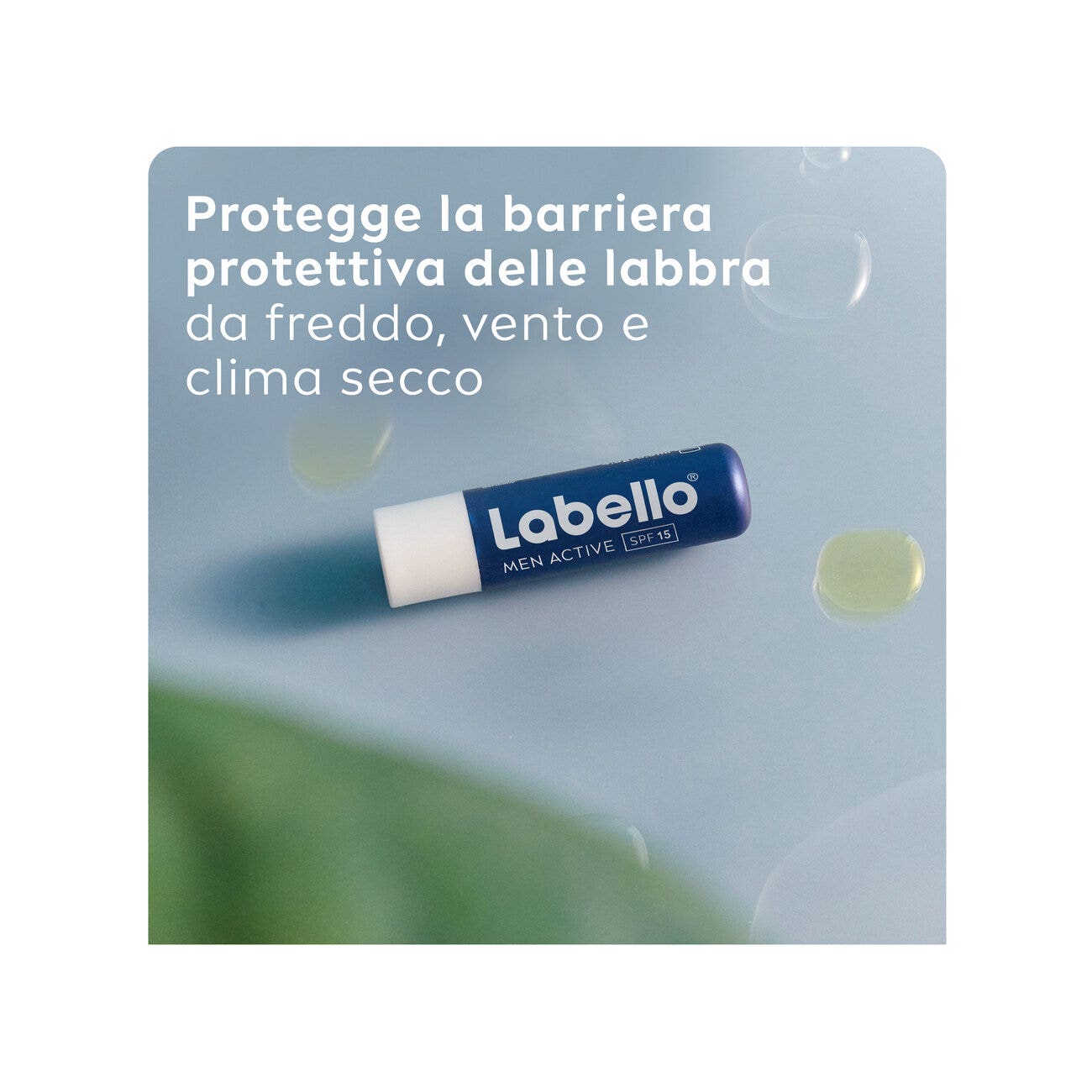 Labello Active for Men Burrocacao Labbra Idratante E Protettivo Con Spf15 Con Burro Di Karité 4,8g-3