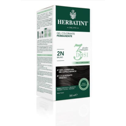 Herbatint Tintura Per Capelli Gel Permanente 2N Bruno 3 Dosi 300ml-1